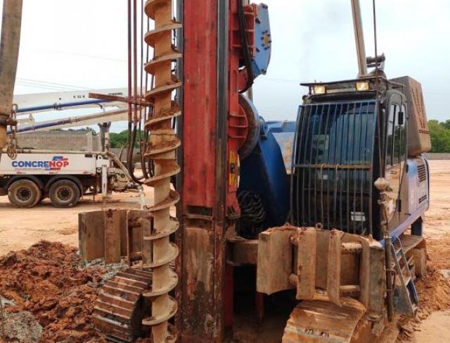 Estacas hélice contínua monitorada